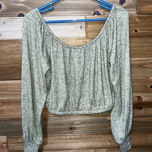 Anna Grace Off Shoulder Crop Top